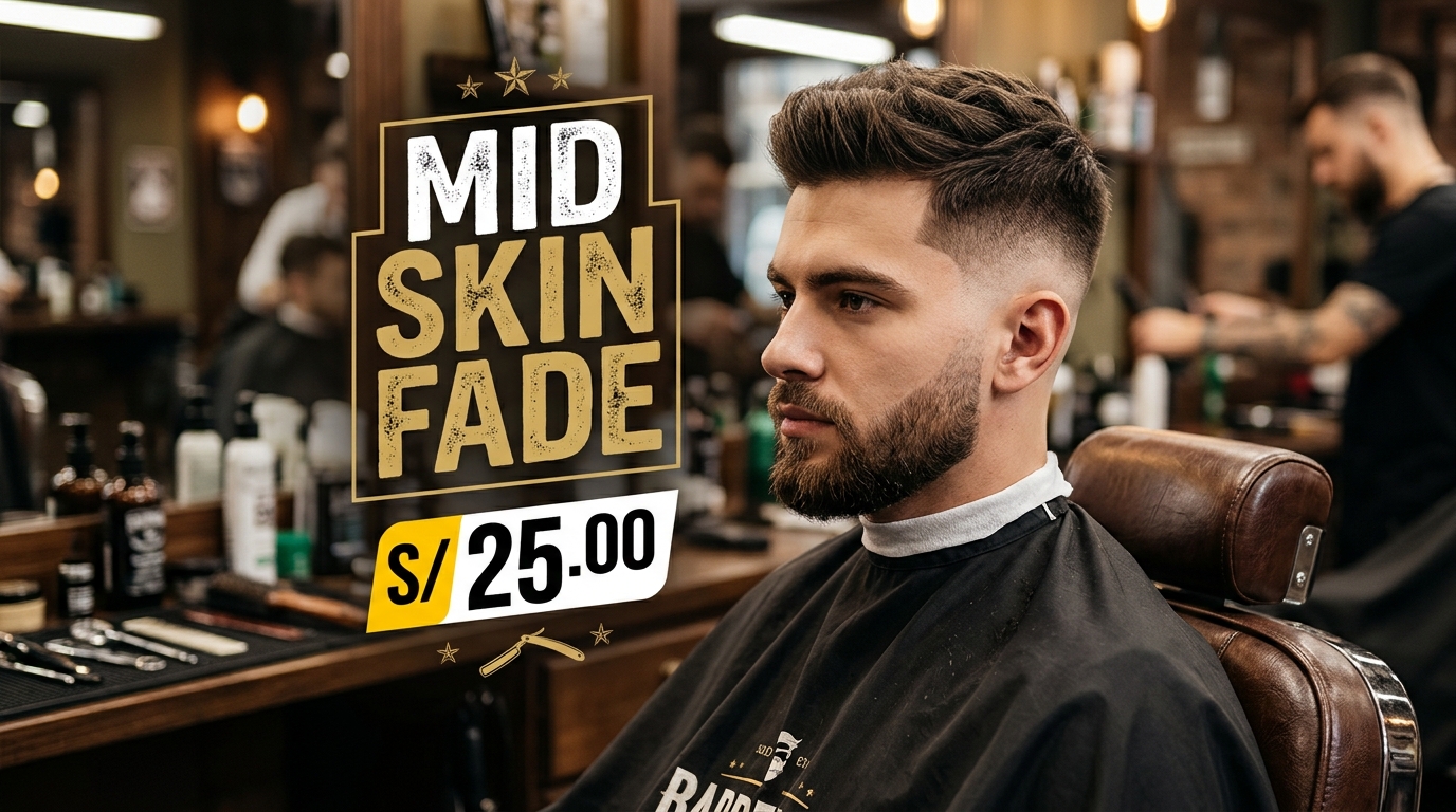 Mid Skin Fade